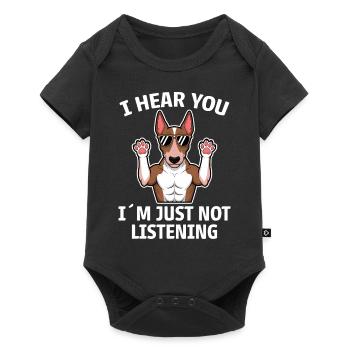 Bull Terrier Saying Funny Bull Terrier Gift - Baby Premium short-sleeve bodysuit - black - Front