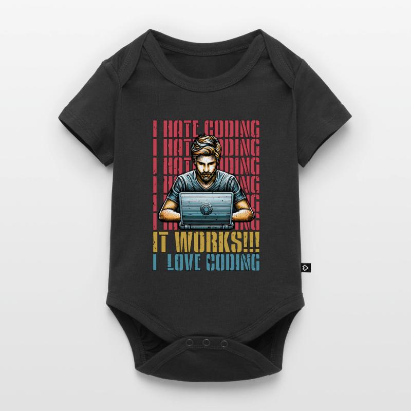 Codeur Je déteste coder Développeur Technologie Codeurs Body à manches courtes Premium Bébé