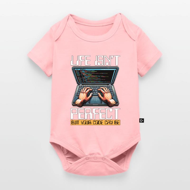 Coder Life Isn't Perfect But Your Code Developer Baby Premium short-sleeve bodysuit