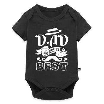 Father's Day Dad You Are The Best - Baby Premium short-sleeve bodysuit - black - Front
