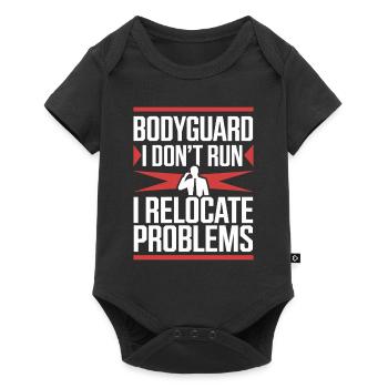 Private Security Professional Bodyguard Vip - Baby Premium short-sleeve bodysuit - black - Front