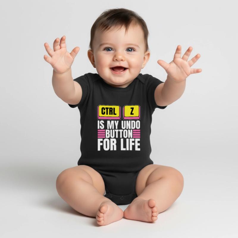 Coder Ctrl + Z Is My Undo Button Web Developer Baby Premium short-sleeve bodysuit