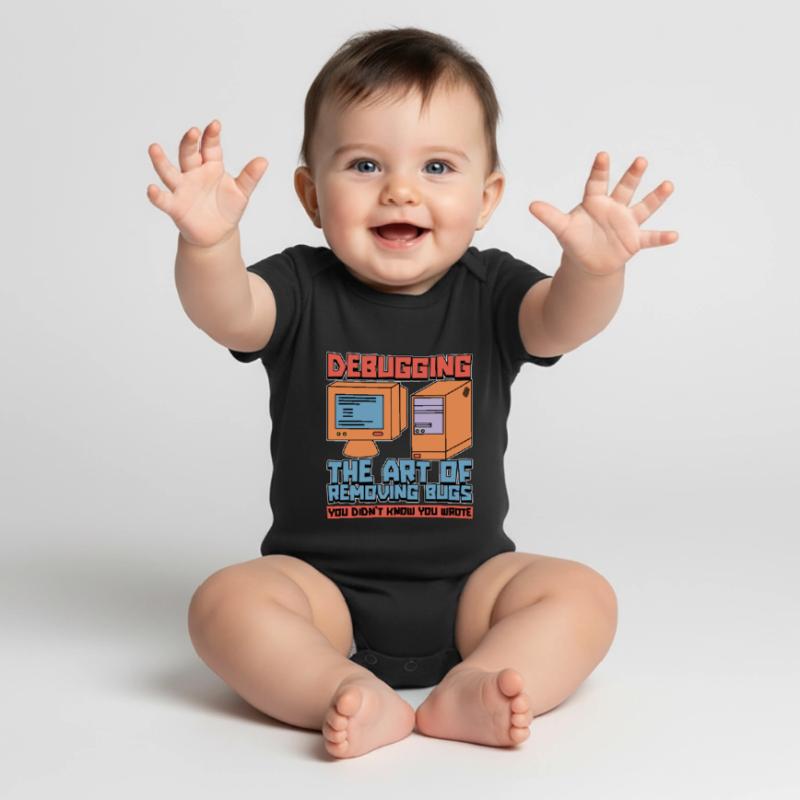 Coder Debugging The Art Of Removing Bugs Developer Baby Premium short-sleeve bodysuit