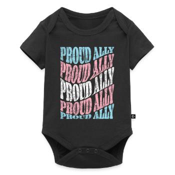 Transgender Trans LGBT Pride - Baby Premium Kurzarmbody - Schwarz - Vorne