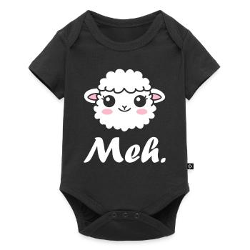 sheep - Baby Premium short-sleeve bodysuit - black - Front