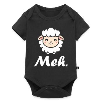 Schaf - Baby Premium Kurzarmbody - Schwarz - Vorne