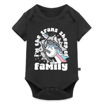 Transgender Trans LGBT Pride - Baby Premium Kurzarmbody - Schwarz - Vorne