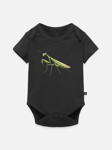 Gottesanbeterinnenen Gottesanbeterin - Baby Premium Kurzarmbody - Schwarz