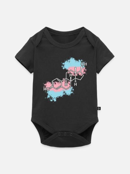 Transgender Trans LGBT Pride - Baby Premium Kurzarmbody - Schwarz