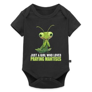 Gottesanbeterinnenen Gottesanbeterin - Baby Premium Kurzarmbody - Schwarz - Vorne