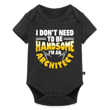 Architect - Baby Premium short-sleeve bodysuit - black - Front