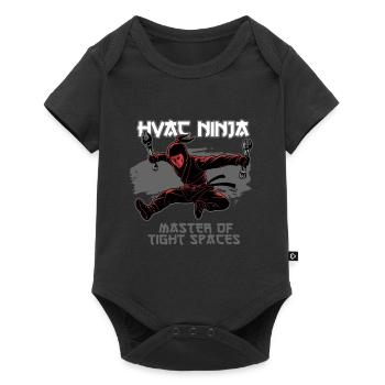 Air Conditioning Technician Master Of Tight Spaces - Baby Premium short-sleeve bodysuit - black - Front