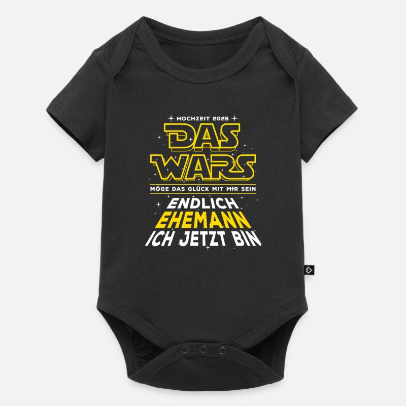 Das Wars - Endlich Ehemann - Hochzeit 2025 - Baby Premium Kurzarmbody - Schwarz