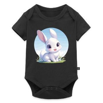 Lapin Lapin - Body à manches courtes Premium Bébé - noir - Devant