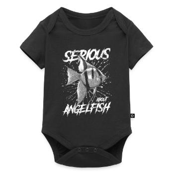 Serious About Altum Angelfish Fish Keeper - Baby Premium short-sleeve bodysuit - black - Front
