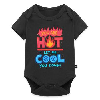 Air Conditioning Technician Let Me Cool You Down - Baby Premium short-sleeve bodysuit - black - Front