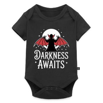 VAMPIRES, DARKNESS AWAITS - Baby Premium short-sleeve bodysuit - black - Front