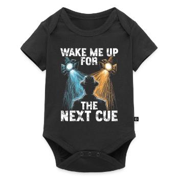 Lighting technician Lighting technician Lighting technology - Baby Premium short-sleeve bodysuit - black - Front