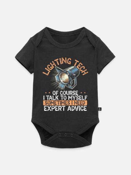 Lichttechniker Beleuchtungstechniker Lichttechnik - Baby Premium Kurzarmbody - Schwarz