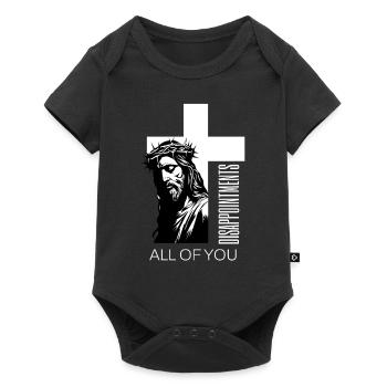 Disappointments All Of You Christian Humor Jesus - Baby Premium short-sleeve bodysuit - black - Front