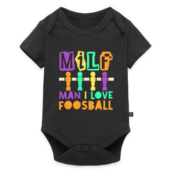Foosball Table Man I Love Foosball - Baby Premium short-sleeve bodysuit - black - Front