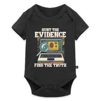 Digital Forensics Hunt The Evidence - Baby Premium short-sleeve bodysuit - black - Front