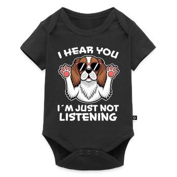 Cavalier King Charles Spaniel Saying Dog Gift - Baby Premium short-sleeve bodysuit - black - Front