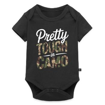 Women chasing a strong nature outdoors, the - Baby Premium short-sleeve bodysuit - black - Front