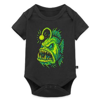 Glowing Deep Sea Frogfish Fury Style - Baby Premium short-sleeve bodysuit - black - Front