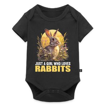Bunny Bunny - Baby Premium short-sleeve bodysuit - black - Front