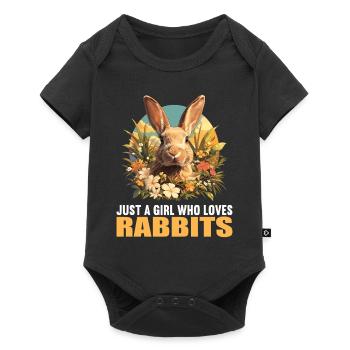 Lapin Lapin - Body à manches courtes Premium Bébé - noir - Devant