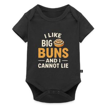 J’aime les gros rouleaux - Body à manches courtes Premium Bébé - noir - Devant