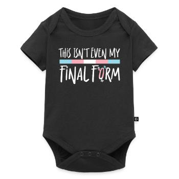 Transgender Trans LGBT Pride - Baby Premium short-sleeve bodysuit - black - Front