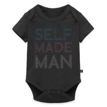 Fierté LGBT transgenre - Body à manches courtes Premium Bébé - noir - Devant
