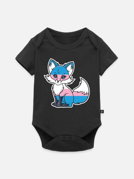 Transgender Trans LGBT Pride - Baby Premium Kurzarmbody - Schwarz