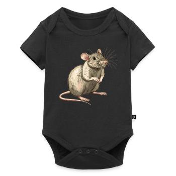 Rat Rat - Baby Premium short-sleeve bodysuit - black - Front