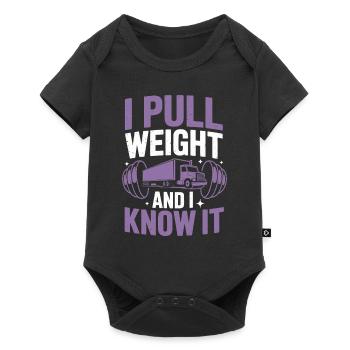 Women In Trucking Female Trucker Pride - Body à manches courtes Premium Bébé - noir - Devant