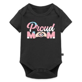 Fierté LGBT transgenre - Body à manches courtes Premium Bébé - noir - Devant