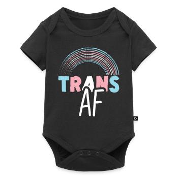 Transgender Trans LGBT Pride - Baby Premium Kurzarmbody - Schwarz - Vorne