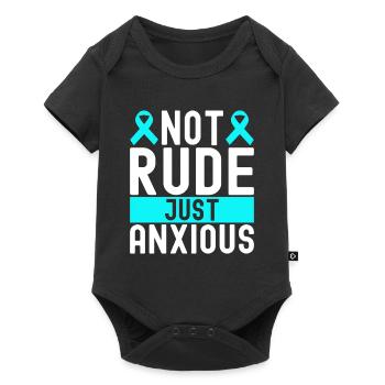 Trouble anxieux Trouble anxieux - Body à manches courtes Premium Bébé - noir - Devant
