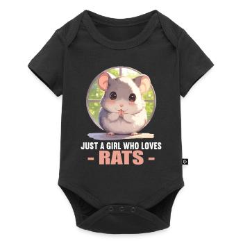 Rat Rat - Baby Premium short-sleeve bodysuit - black - Front