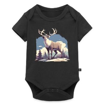 Renne Renne - Body à manches courtes Premium Bébé - noir - Devant