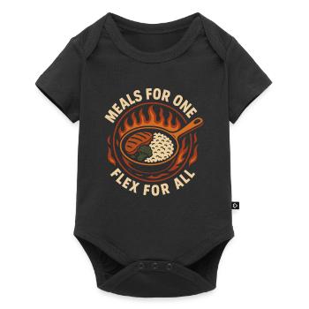 Bachelor Cooking Well At Home, Solo Cook - Baby Premium short-sleeve bodysuit - black - Front