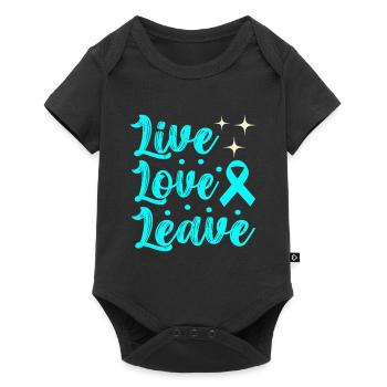 Angststörung Anxiety disorder - Baby Premium Kurzarmbody - Schwarz - Vorne