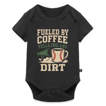 Baseball Mom Dugout Life Game Day Support Team Spi - Baby Premium short-sleeve bodysuit - black - Front