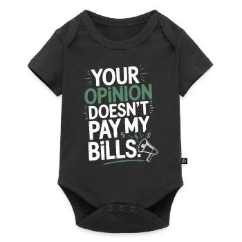 Entrepreneur Opinion Doesn't Pay My Bills Freelancer - Baby Premium short-sleeve bodysuit - black - Front