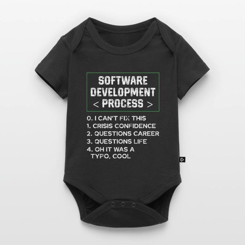 Softwareentwicklungsprozess Humor Programmierer Baby Premium Kurzarmbody
