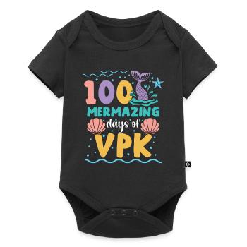 100 Faszinierende Tage Vpk - Baby Premium Kurzarmbody - Schwarz - Vorne