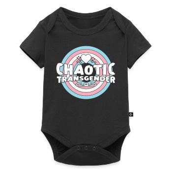Transgender Trans LGBT Pride - Baby Premium Kurzarmbody - Schwarz - Vorne