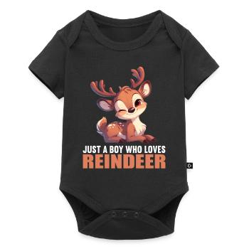 Renne Renne - Body à manches courtes Premium Bébé - noir - Devant